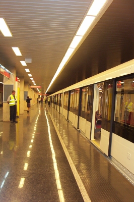 Engedélyt kaptam a metrószerelvény fotózásához